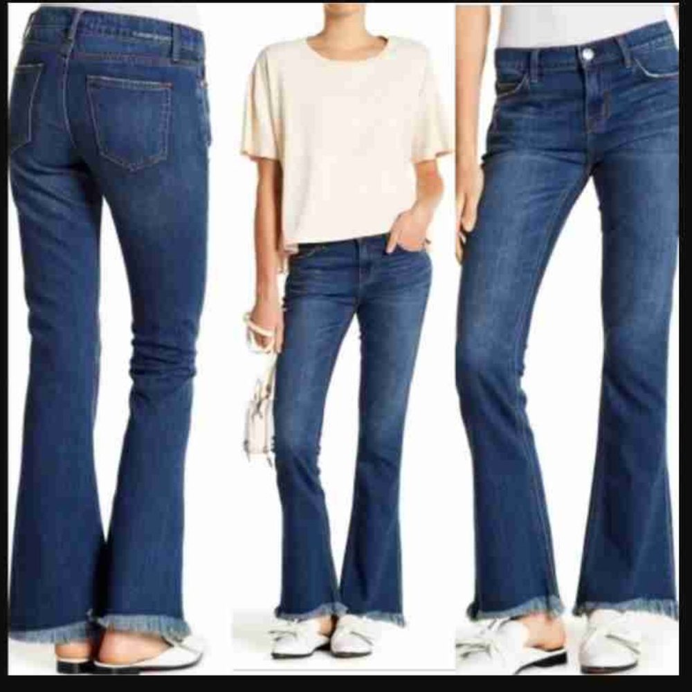 NWT Current Elliott The Flip Flop Denim Jeans